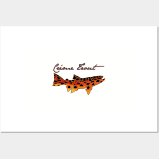 Créme Brown Trout Posters and Art